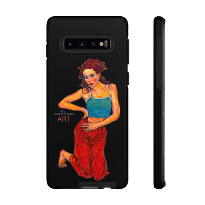 Tough Cases - Google Pixel - Samsung Galaxy - Motiv: Lea, Schwarz