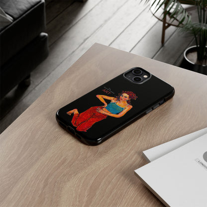 Tough Cases - iPhone - Motiv: Lea, Schwarz