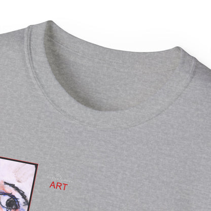 Unisex Ultra Cotton Tee - Motiv: Front Annette (Ausschnitt) & Rückseite Annette
