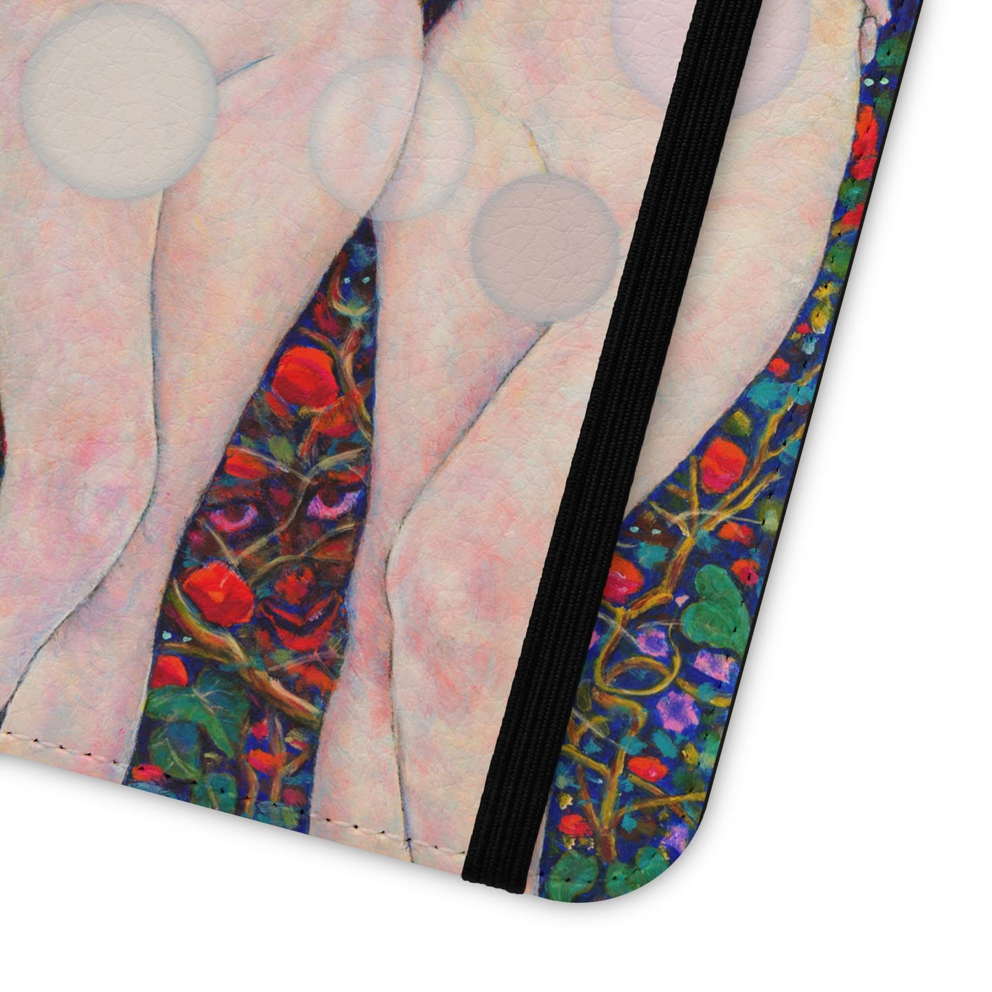 Flip Cases - Motiv: Waldnymphen, Schwarz, Seifenblasen