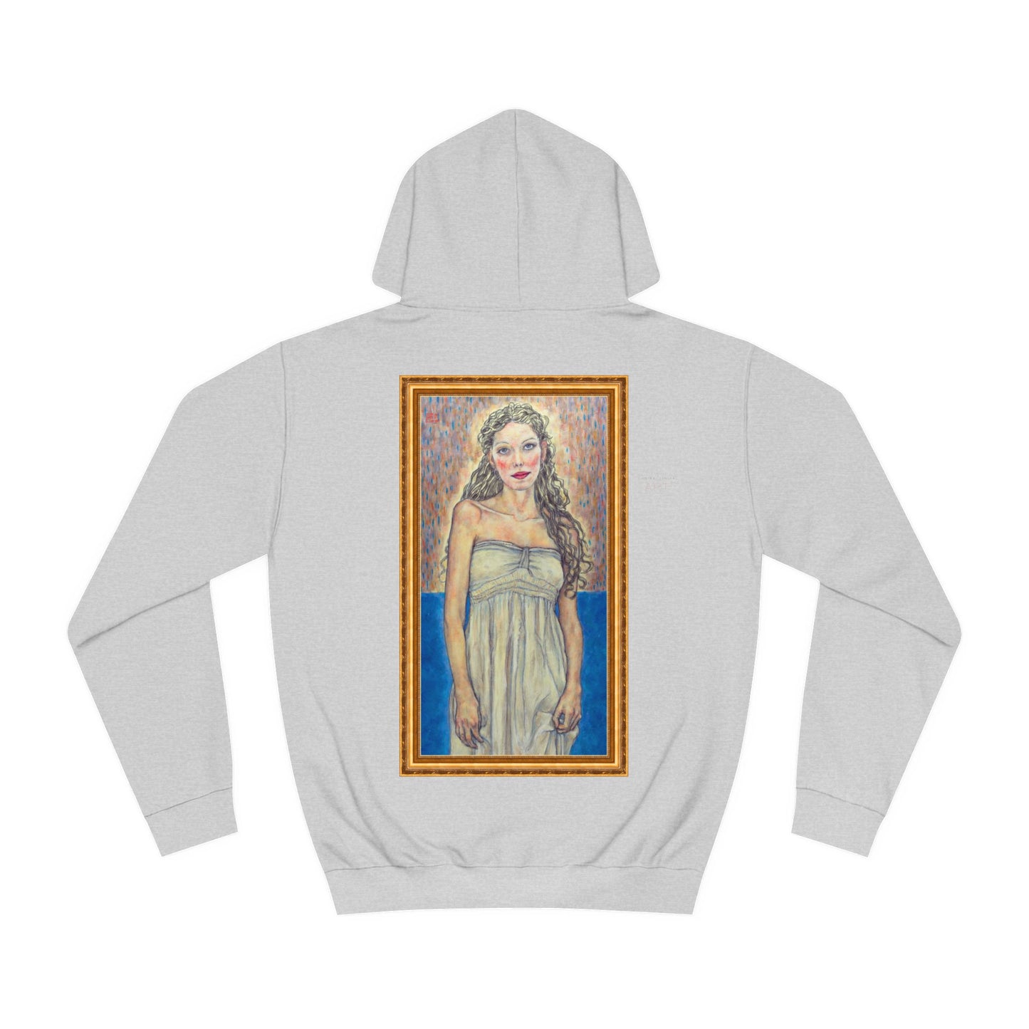 Unisex College Hoodie - Motiv: Front Marie (Ikone) & Rückseite Marie (Rahmen)