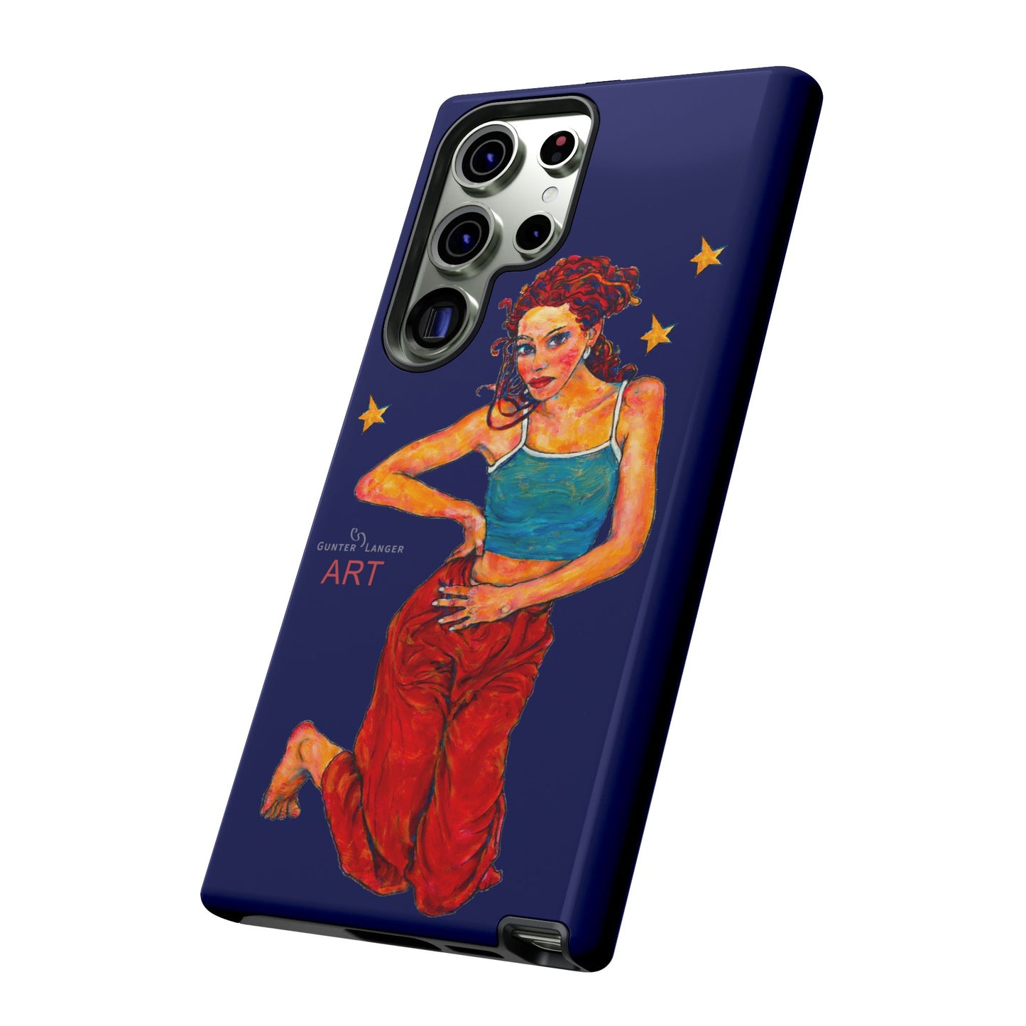 Tough Cases - Google Pixel - Samsung Galaxy - Motiv: Lea, Sternenhimmel