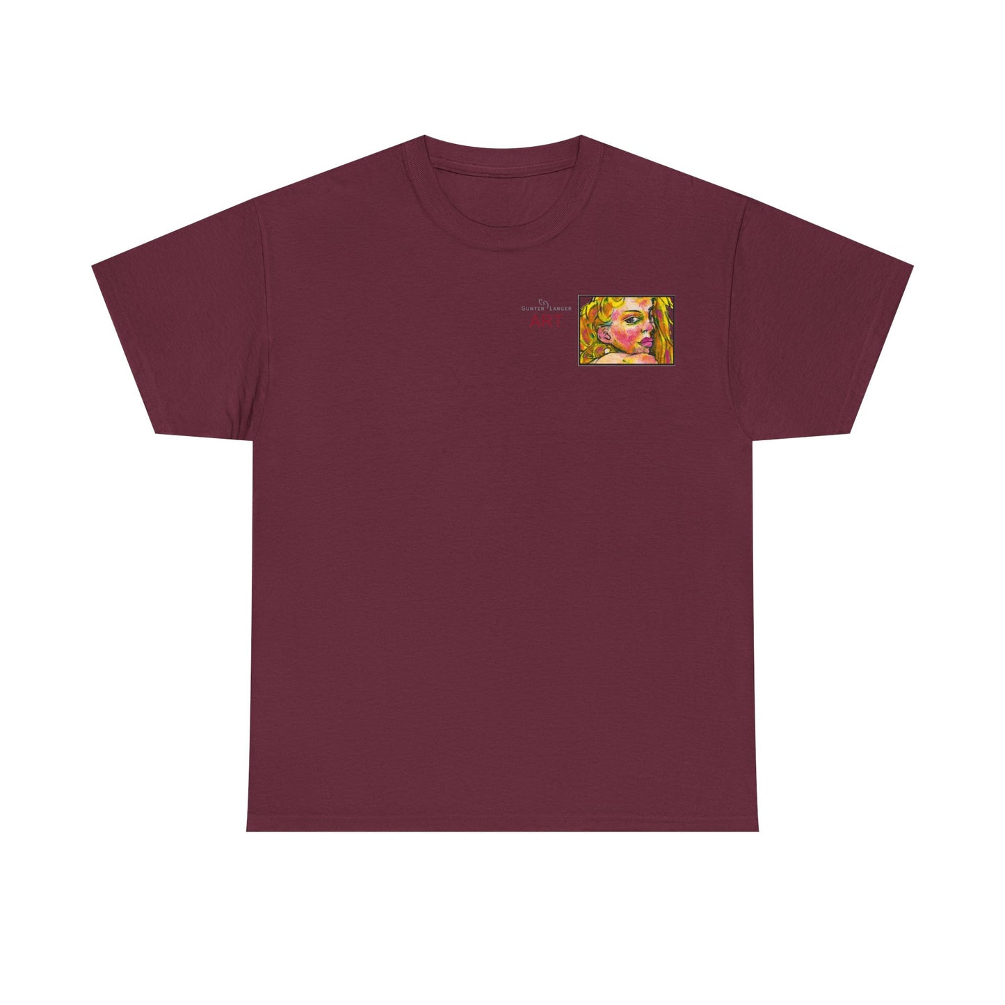 Unisex Heavy Cotton Tee - Motiv: Romina, H 7 cm
