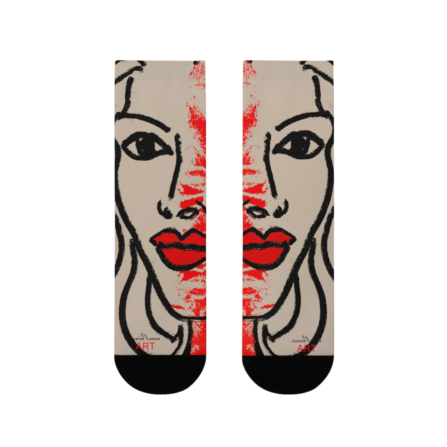 Sublimation Crew Socks (EU) - Motiv: Louisa