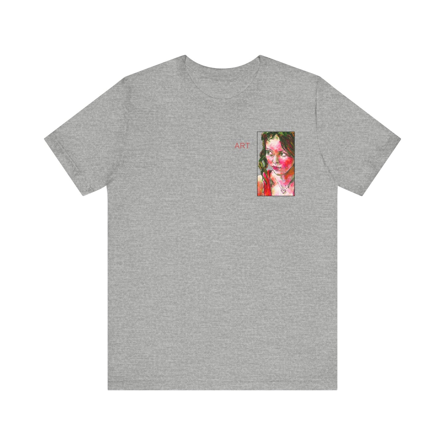 Unisex Jersey Short Sleeve Tee - Motiv: Front Alea (Ausschnitt) & Rückseite  Alea