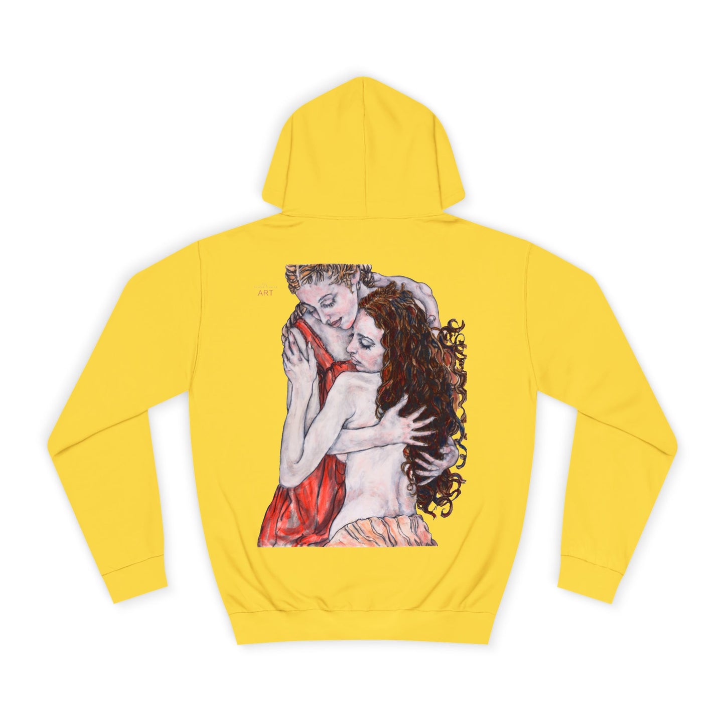 Unisex College Hoodie -  Mutter und Tochter  - Motiv: Rückseite Bei dir