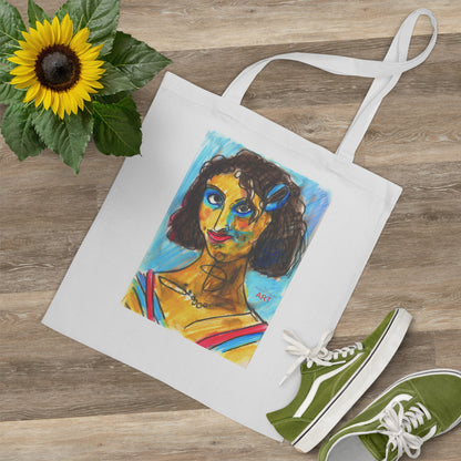 Tote Bag - Motiv: Frechdax, einseitig bedruckt, H 30,5 cm