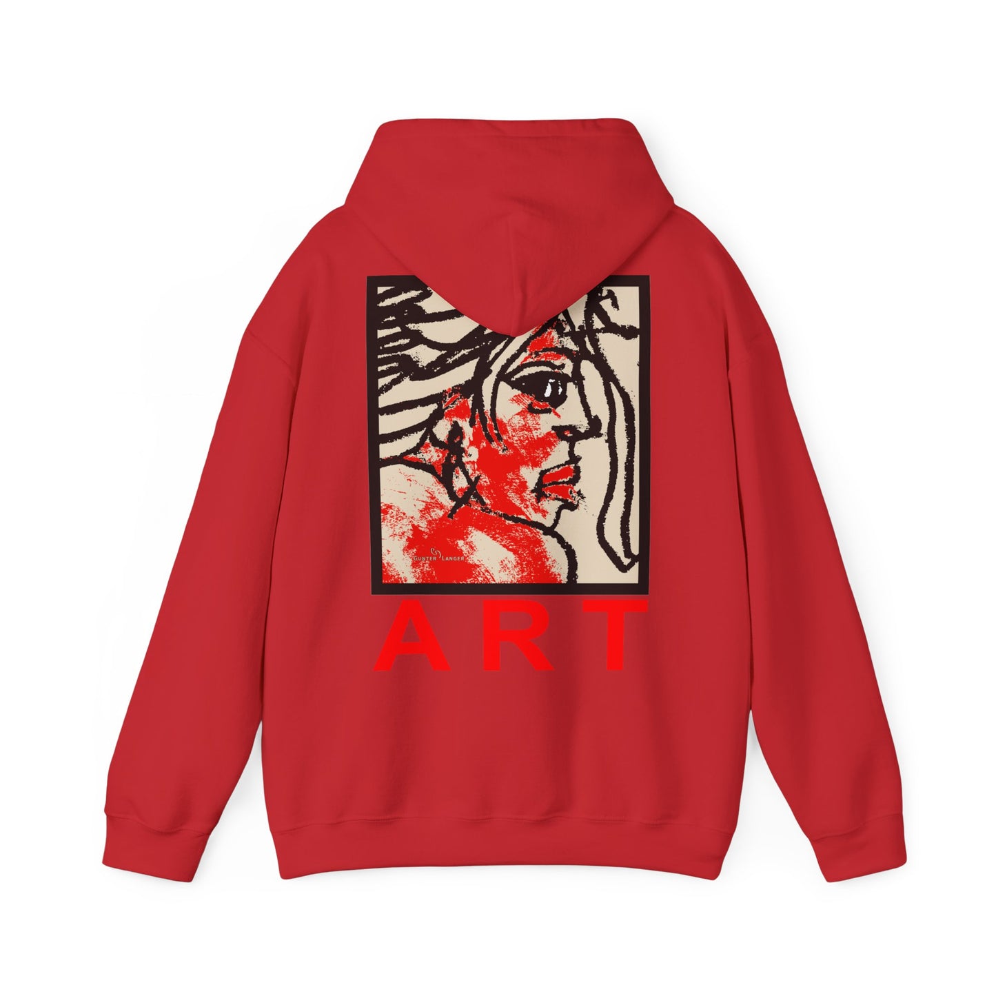 Unisex Heavy Blend™ Hooded Sweatshirt - Motiv: Rückseite "Ria", H43 cm