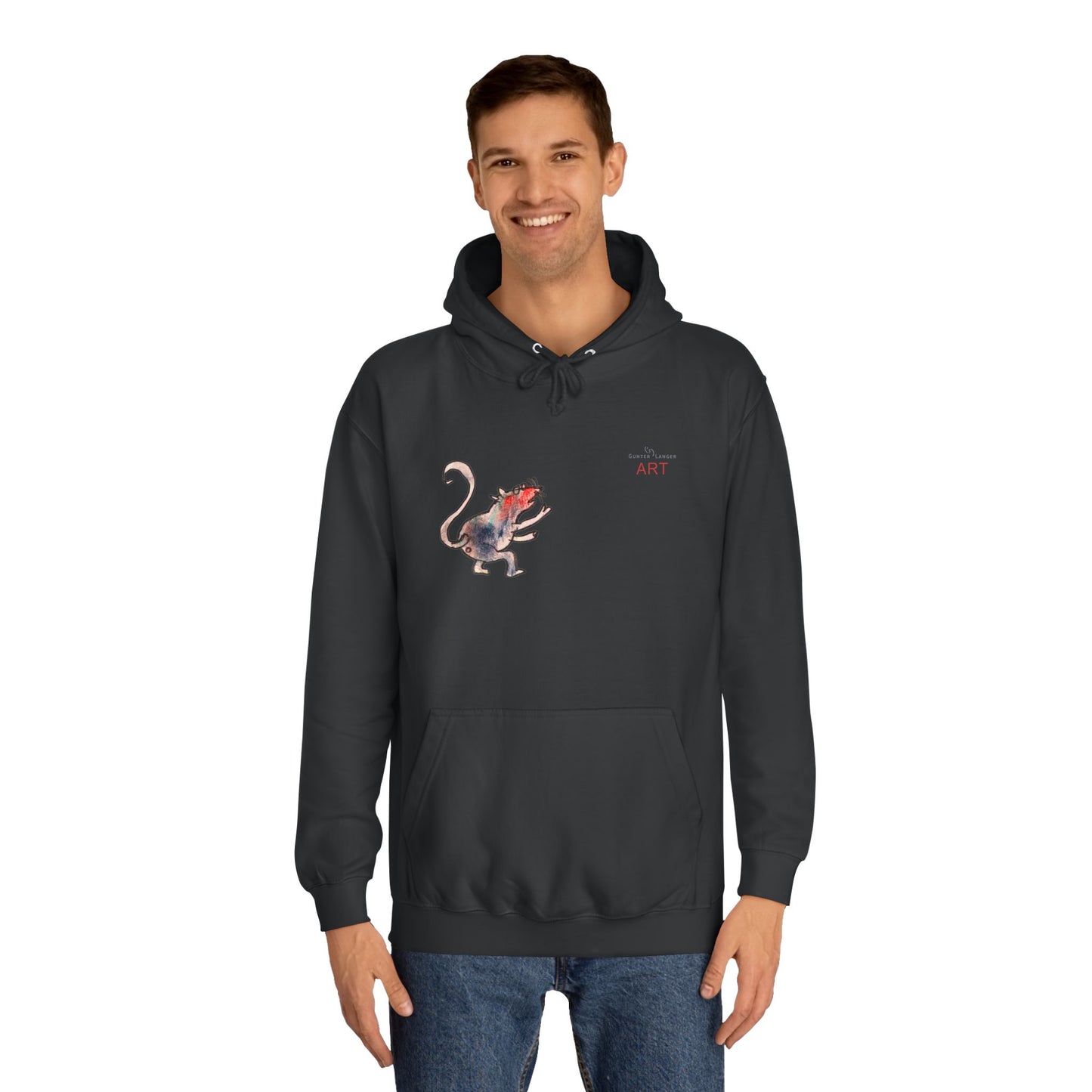 Unisex College Hoodie - Motiv: Ratte & Karambolage