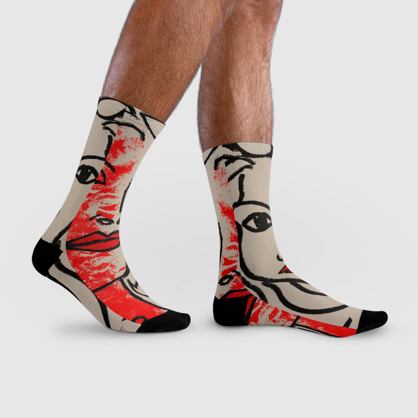 Sublimation Crew Socks (EU) - Motiv: Louisa M