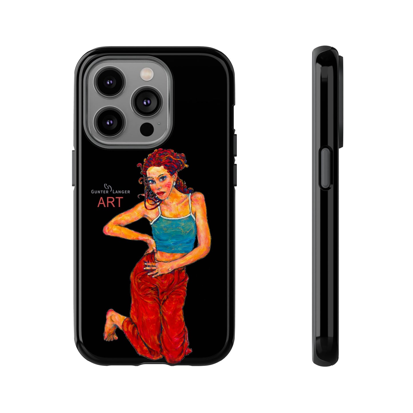 Tough Cases - iPhone - Motiv: Lea, Schwarz