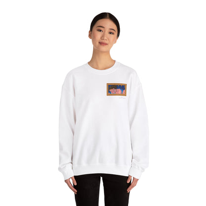 Unisex Heavy Blend™ Crewneck Sweatshirt - Motiv: Front Alva (Ausschnitt) &  Rückseite Alva