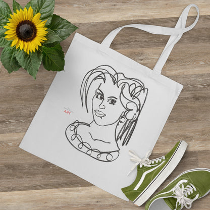 Tote Bag - Motiv: Magda, einseitig bedruckt, H 305 cm