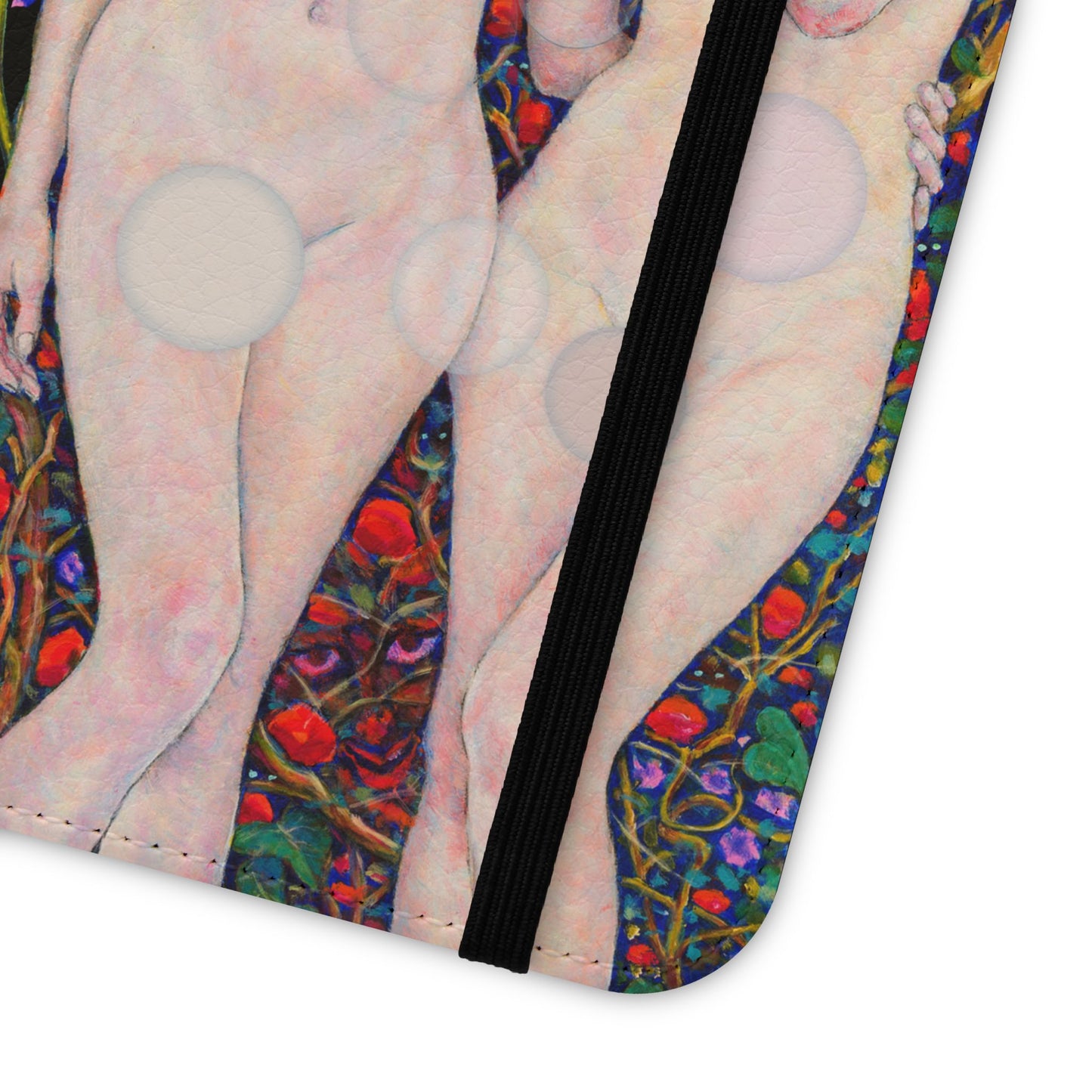 Flip Cases - Motiv: Waldnymphen, Schwarz, Seifenblasen