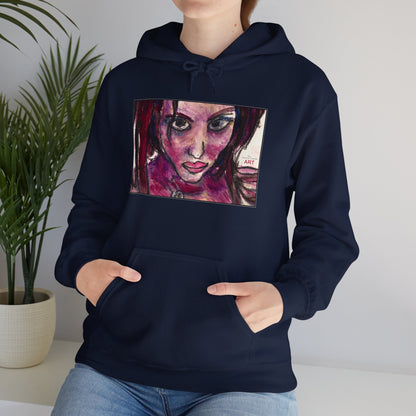 Unisex Heavy Blend™ Hooded Sweatshirt - Motiv Frontseite "Lola", H 19 cm