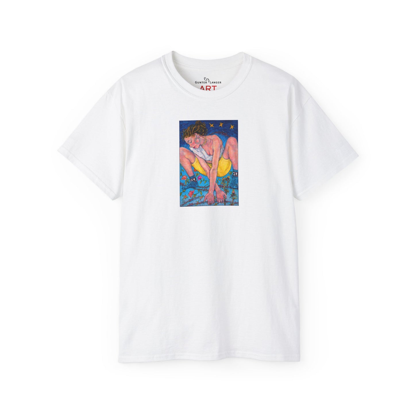 Unisex Ultra Cotton Tee - Motiv: Alva & Alva, Neck Label
