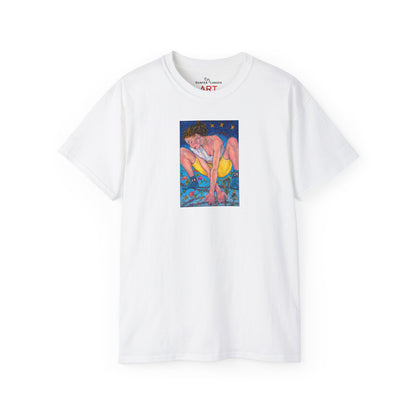 Unisex Ultra Cotton Tee - Motiv: Alva & Alva, Neck Label