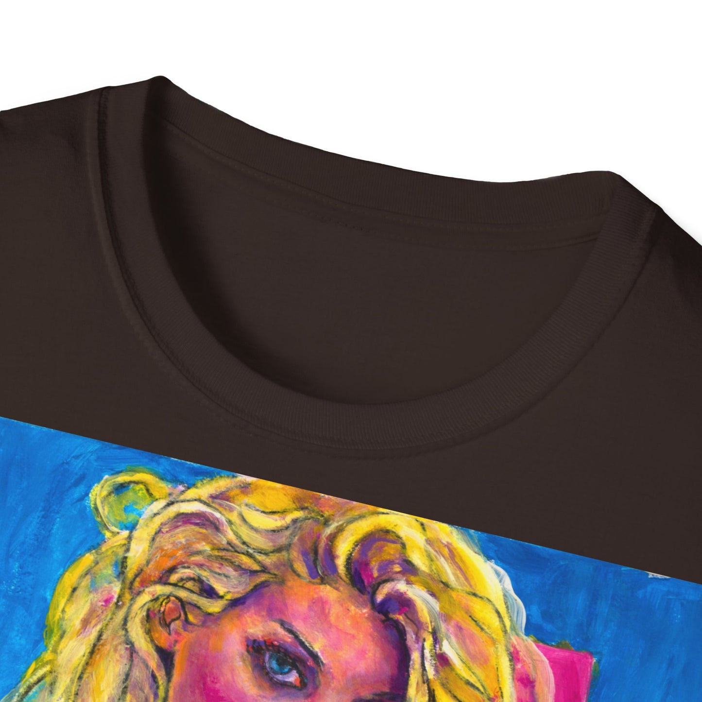 Unisex Softstyle T-Shirt - Motiv: Front Maria  H 49cm Korr2 sw