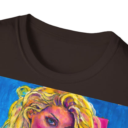 Unisex Softstyle T-Shirt - Motiv: Front Maria  H 49cm Korr2 sw