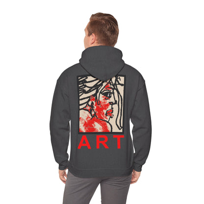 Unisex Heavy Blend™ Hooded Sweatshirt - Motiv: Rückseite "Ria", H43 cm