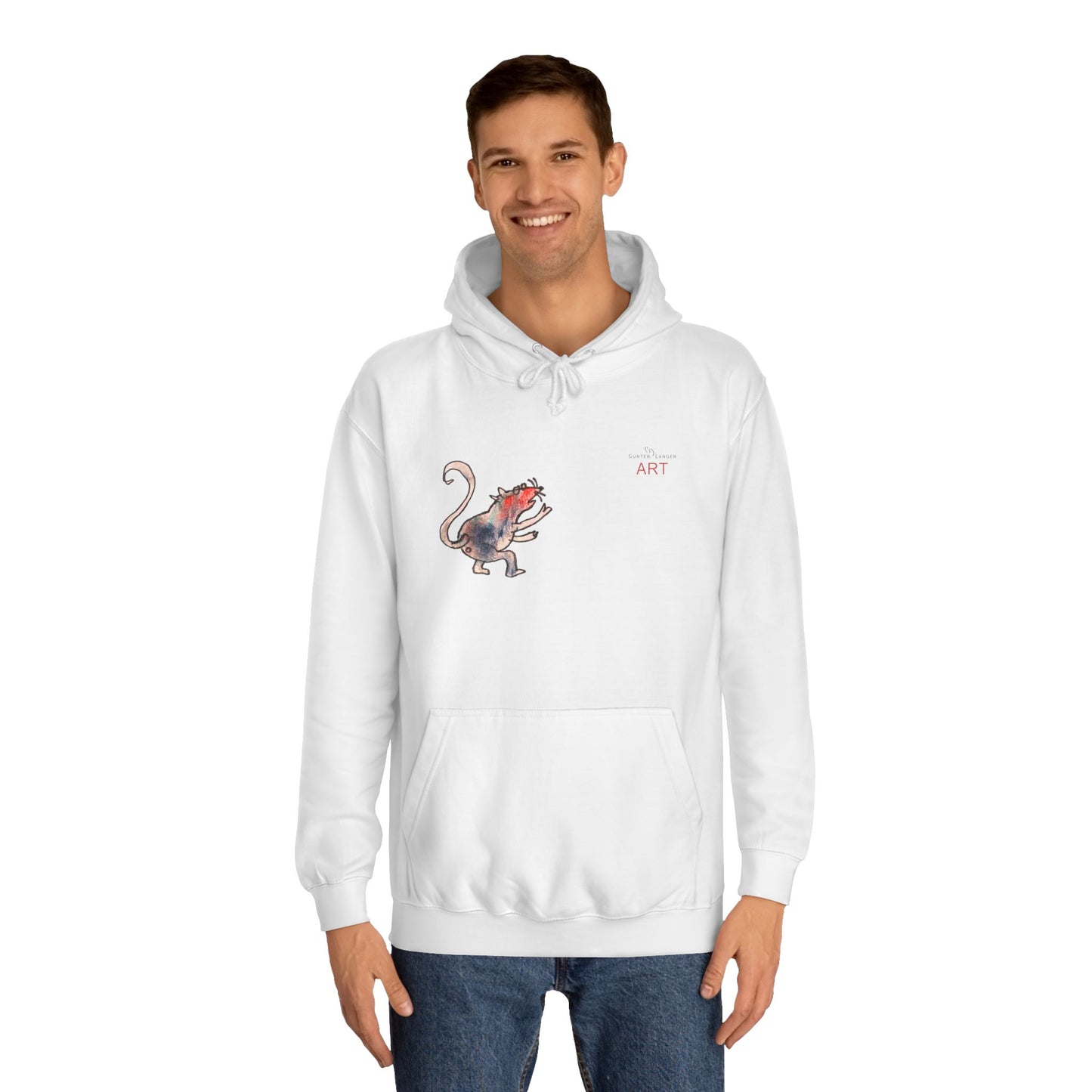 Unisex College Hoodie - Motiv: Ratte & Karambolage