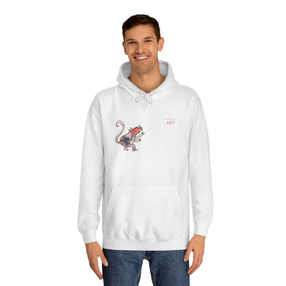 Unisex College Hoodie - Motiv: Ratte & Karambolage