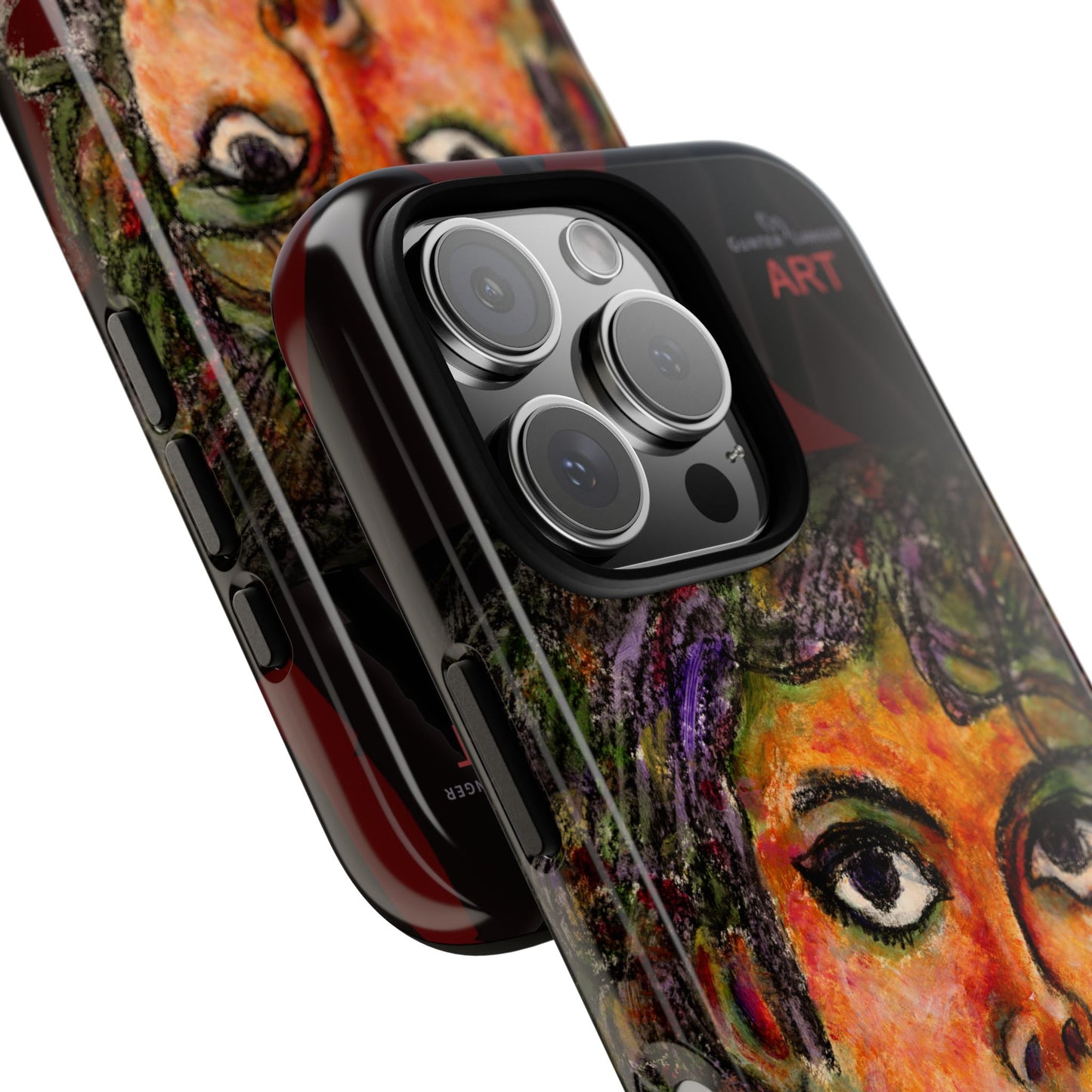 Tough Cases - iPhone - Motiv: MJ, Schwarz