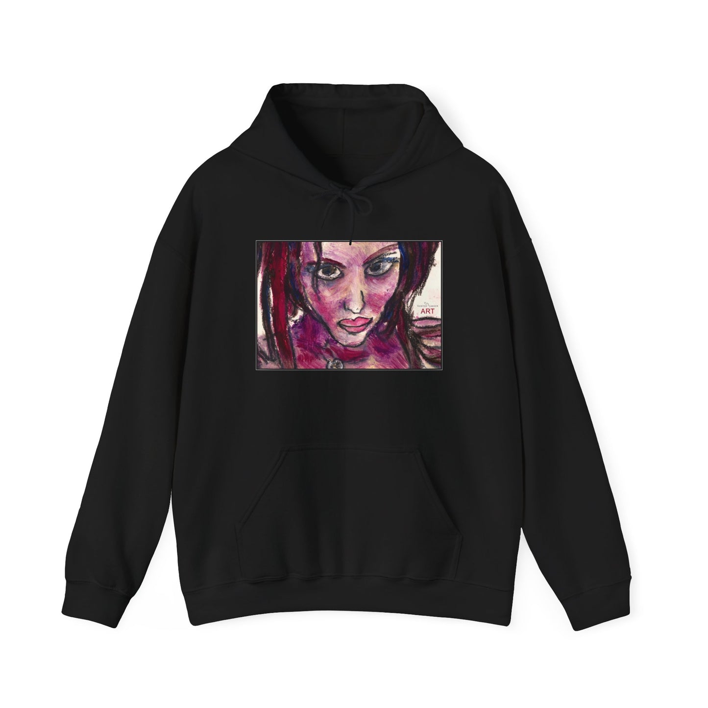 Unisex Heavy Blend™ Hooded Sweatshirt - Motiv Frontseite "Lola", H 19 cm