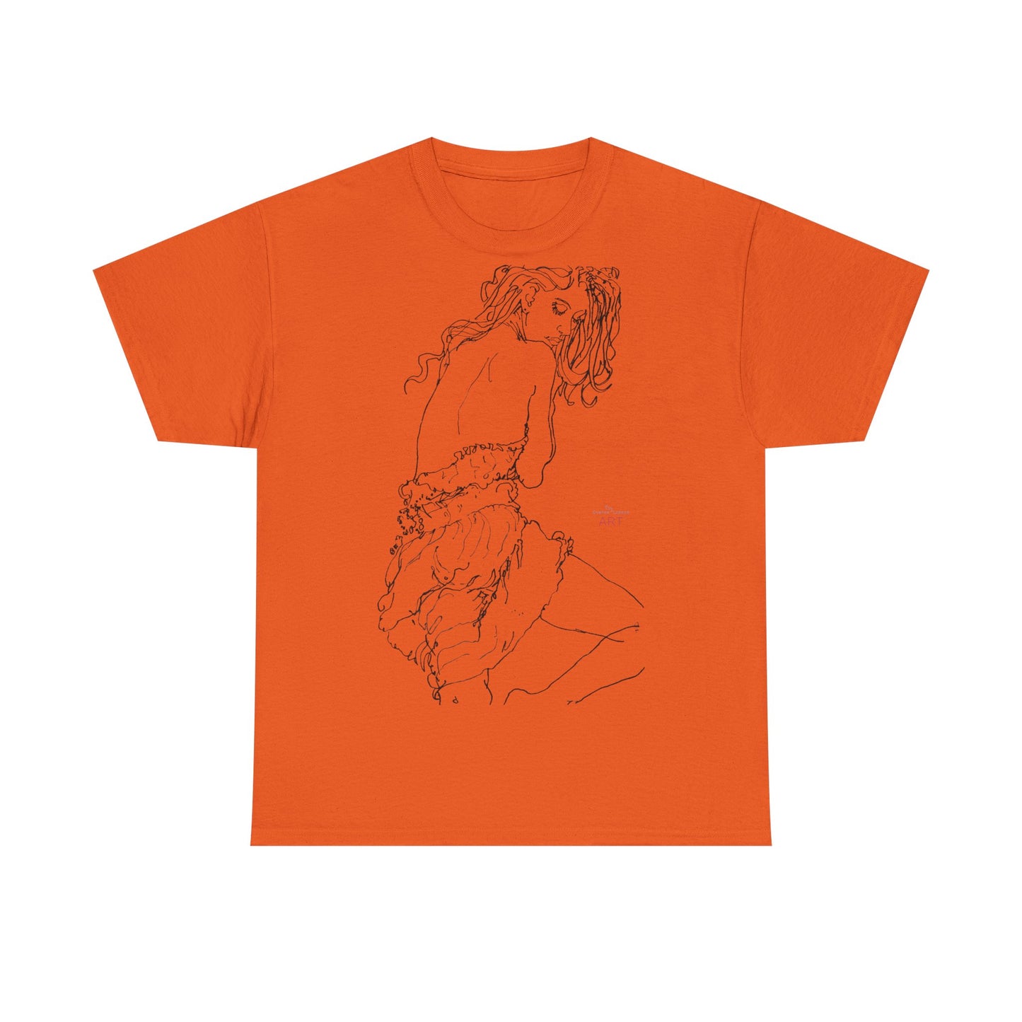 Unisex Heavy Cotton Tee - Motiv: Front Giselle