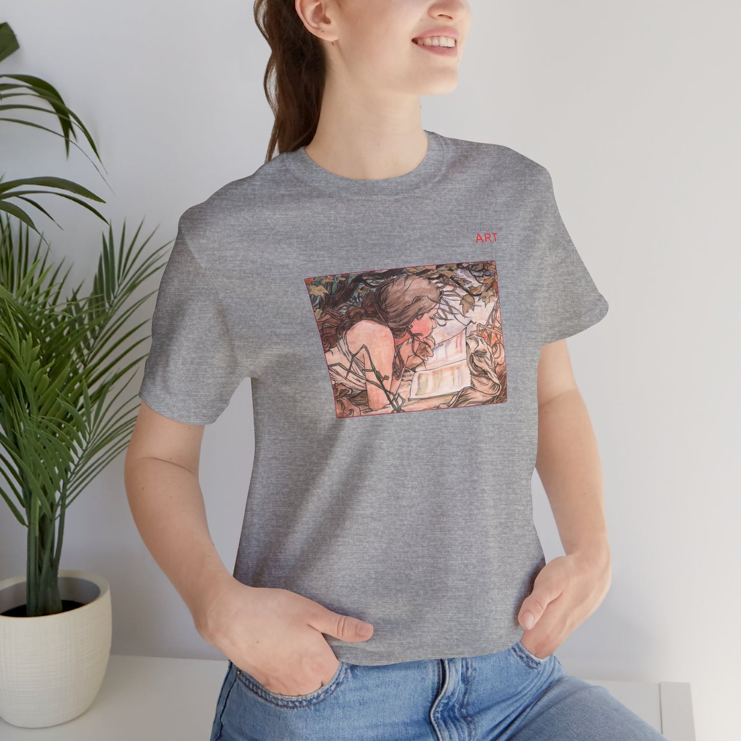 Jersey Short Sleeve Tee - Motiv: Front Antonia, H 15,73 cm