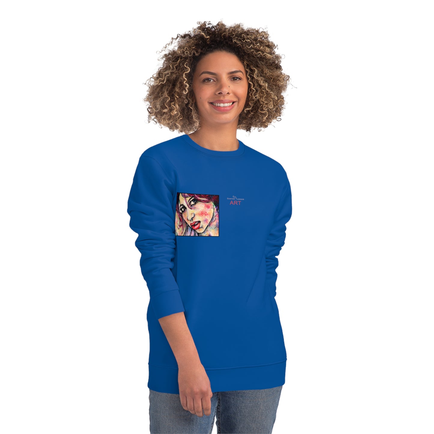 Unisex Changer Sweatshirt - Motiv: Front Nike, H12 cm (klein) & Rückseite Nike, H 43 cm