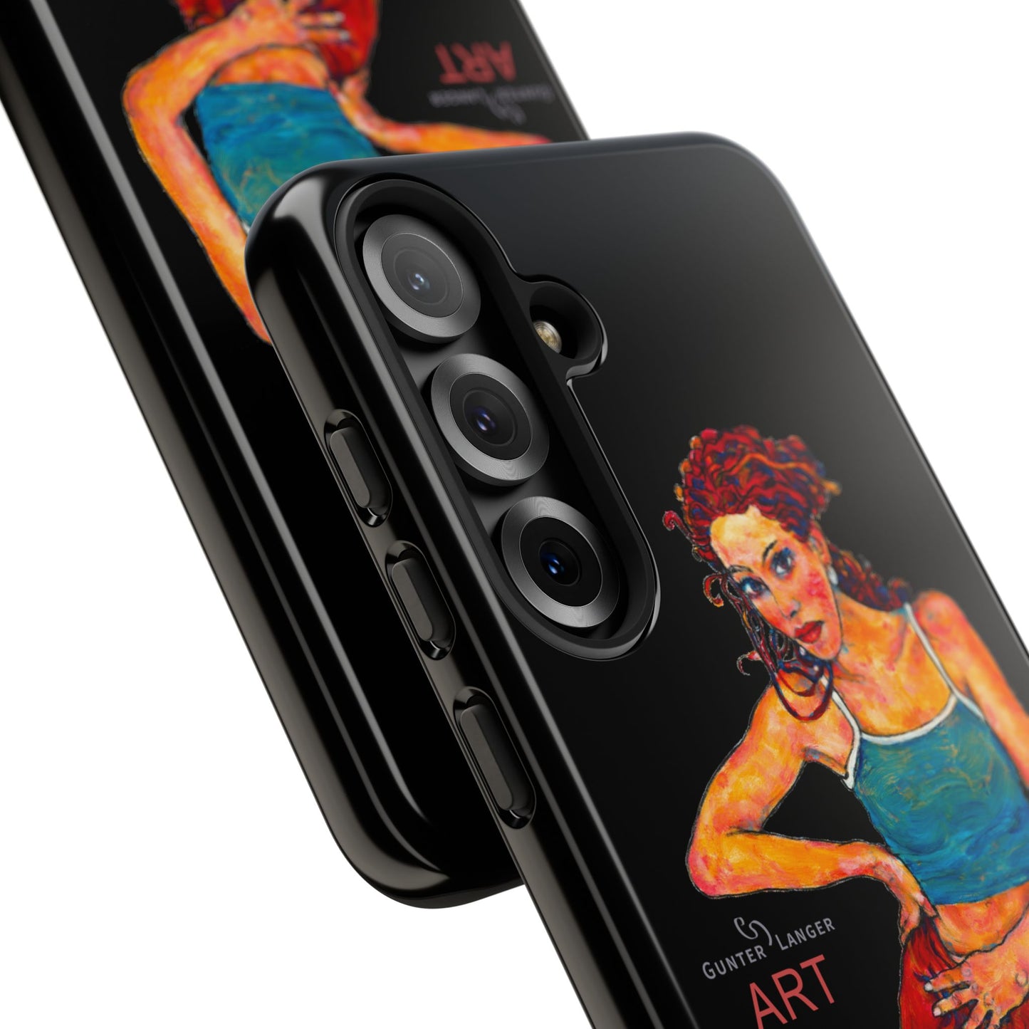 Tough Cases - Google Pixel - Samsung Galaxy - Motiv: Lea, Schwarz