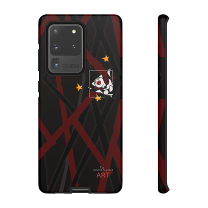 Tough Cases - Google Pixel - Samsung Galaxy - Motiv:  "Miau" klein H 8 cm, Sternenhimmel, Mikado3