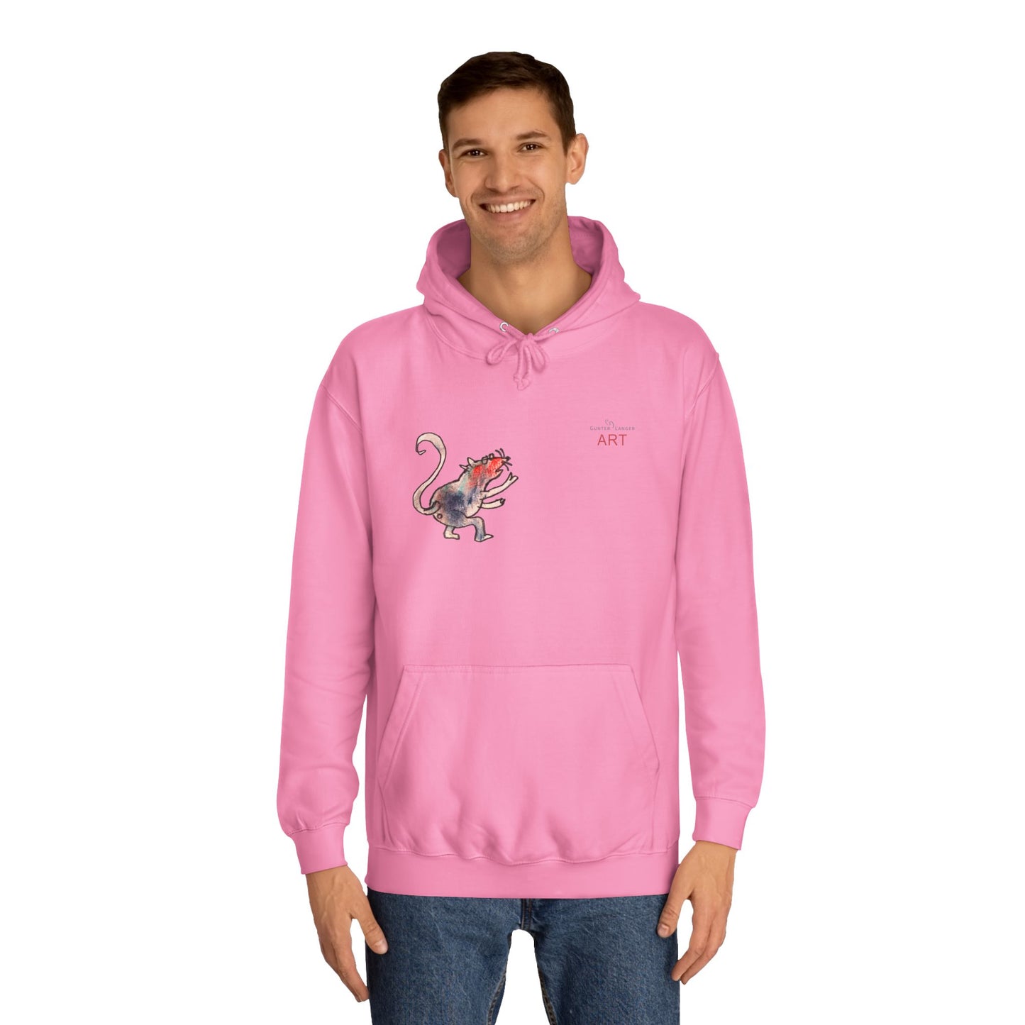 Unisex College Hoodie - Motiv: Ratte & Karambolage