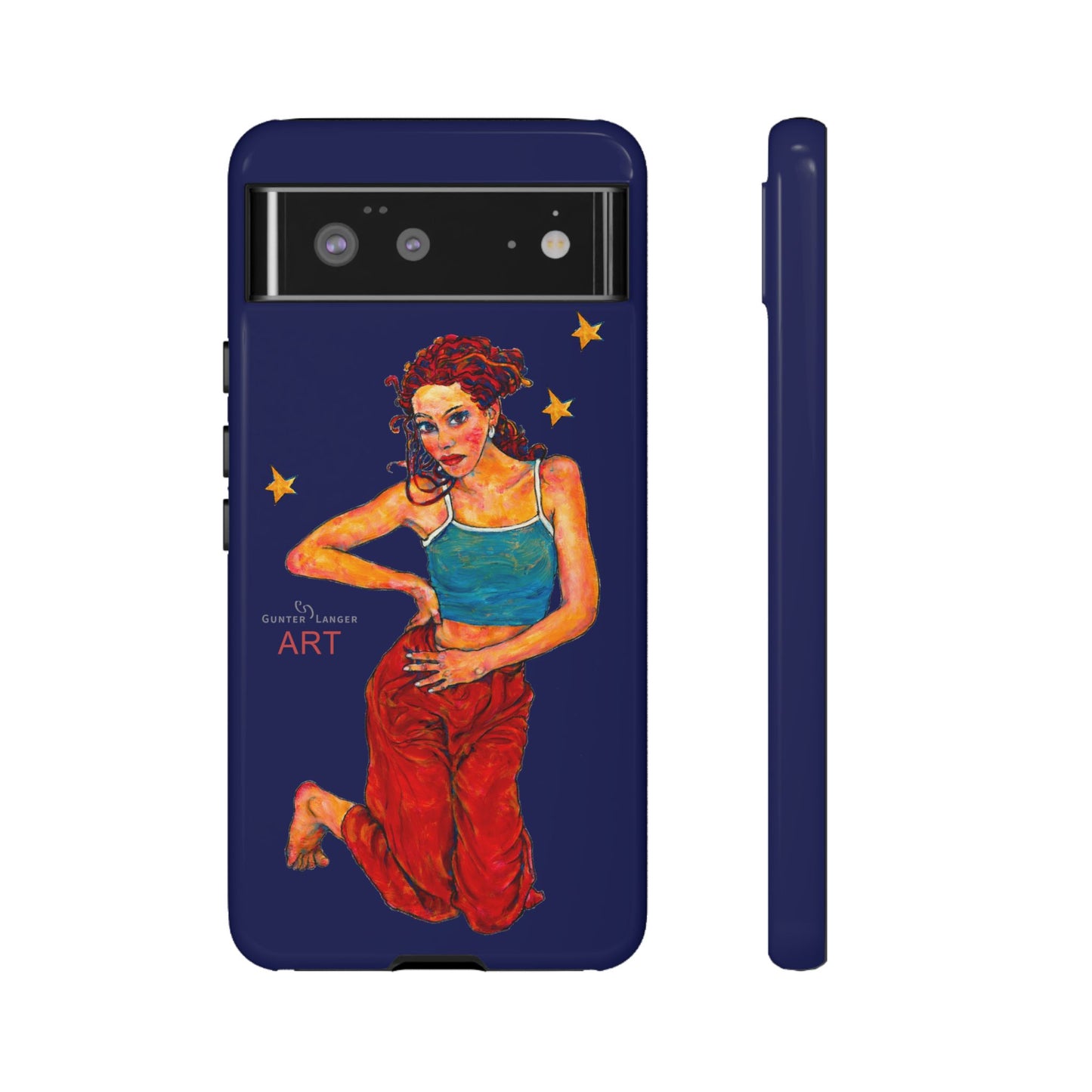 Tough Cases - Google Pixel - Samsung Galaxy - Motiv: Lea, Sternenhimmel