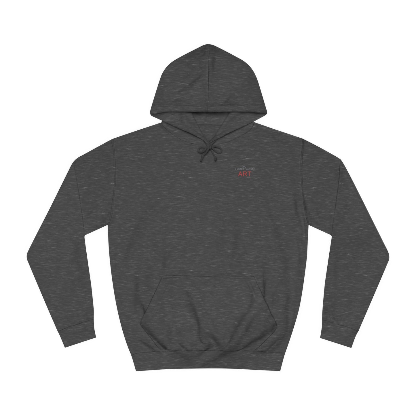 Unisex College Hoodie - Mutter und Tochter - Motiv: Frontseite Logo & Rückseite Geborgenheit