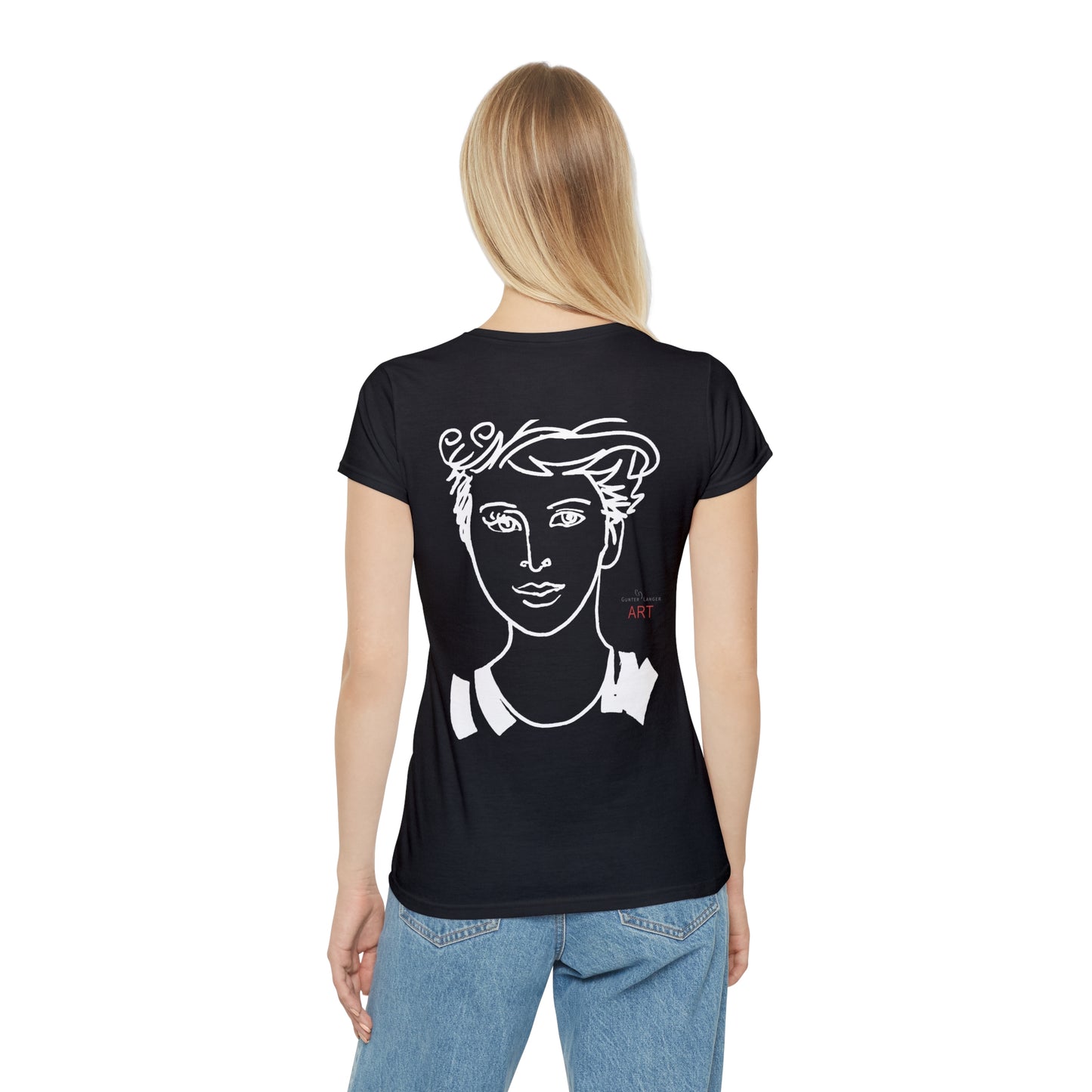 Women's Iconic T-Shirt - Motiv: Lars & Lars (weiß)