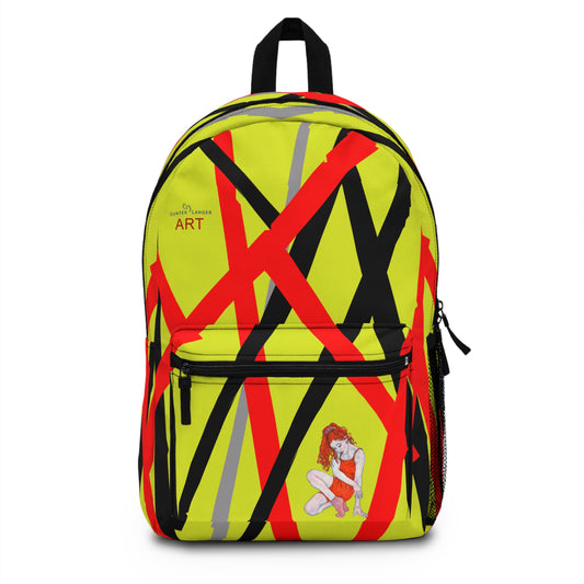 Backpack - Motiv: Mikato, Grün  Gold