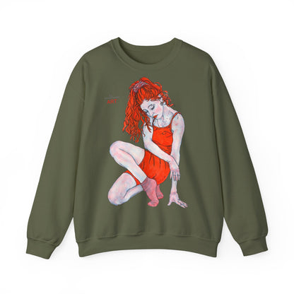 Unisex Heavy Blend™ Crewneck Sweatshirt - Motiv: Front Julia & Rückseite Julia