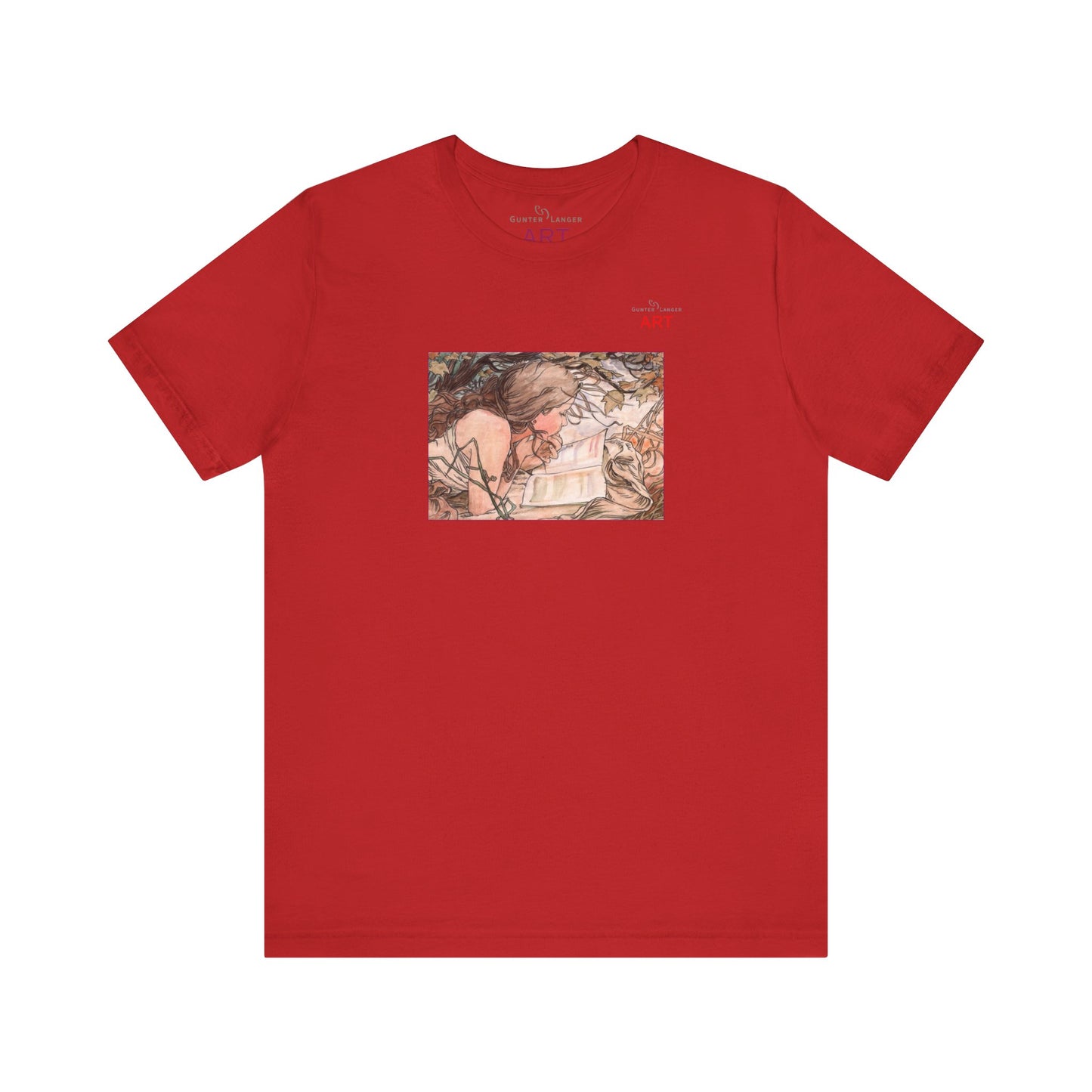 Jersey Short Sleeve Tee - Motiv: Front Antonia, H 15,73 cm