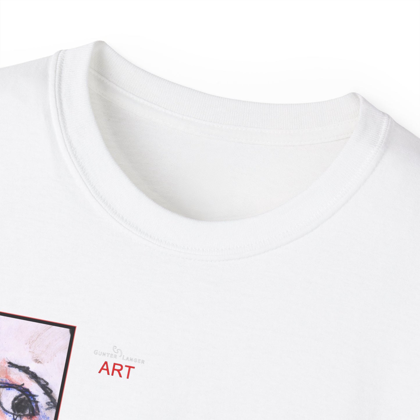 Unisex Ultra Cotton Tee - Motiv: Front Annette (Ausschnitt) & Rückseite Annette