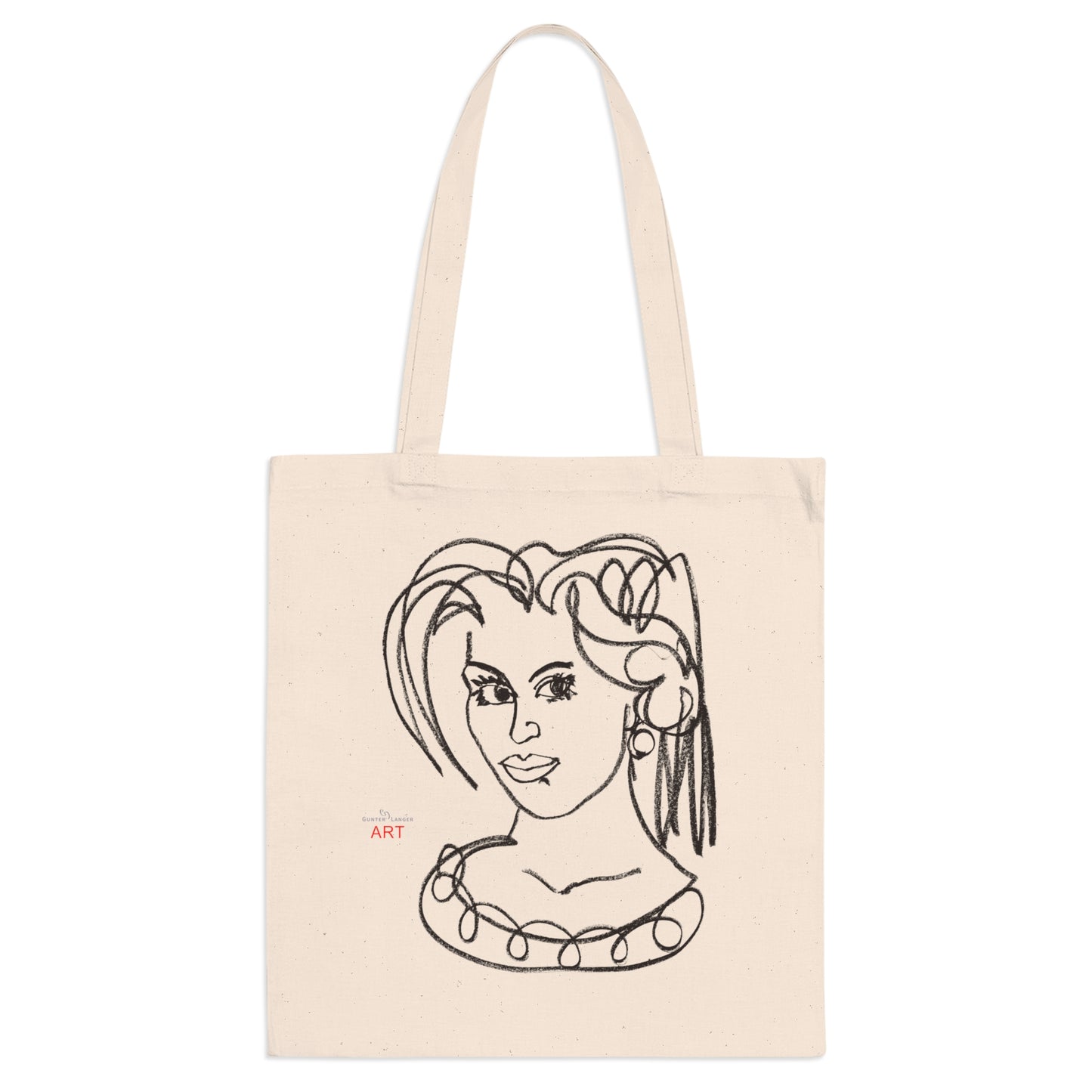 Tote Bag - Motiv: Magda, einseitig bedruckt, H 305 cm