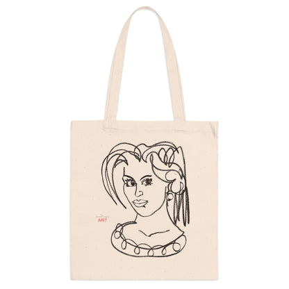Tote Bag - Motiv: Magda, einseitig bedruckt, H 305 cm