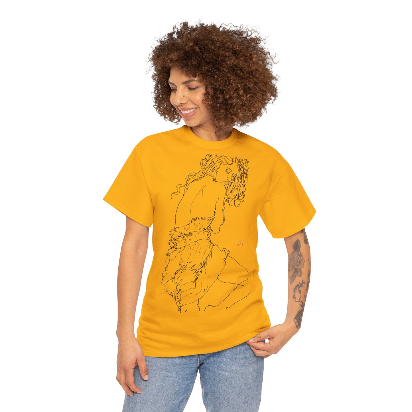 Unisex Heavy Cotton Tee - Motiv: Front Giselle