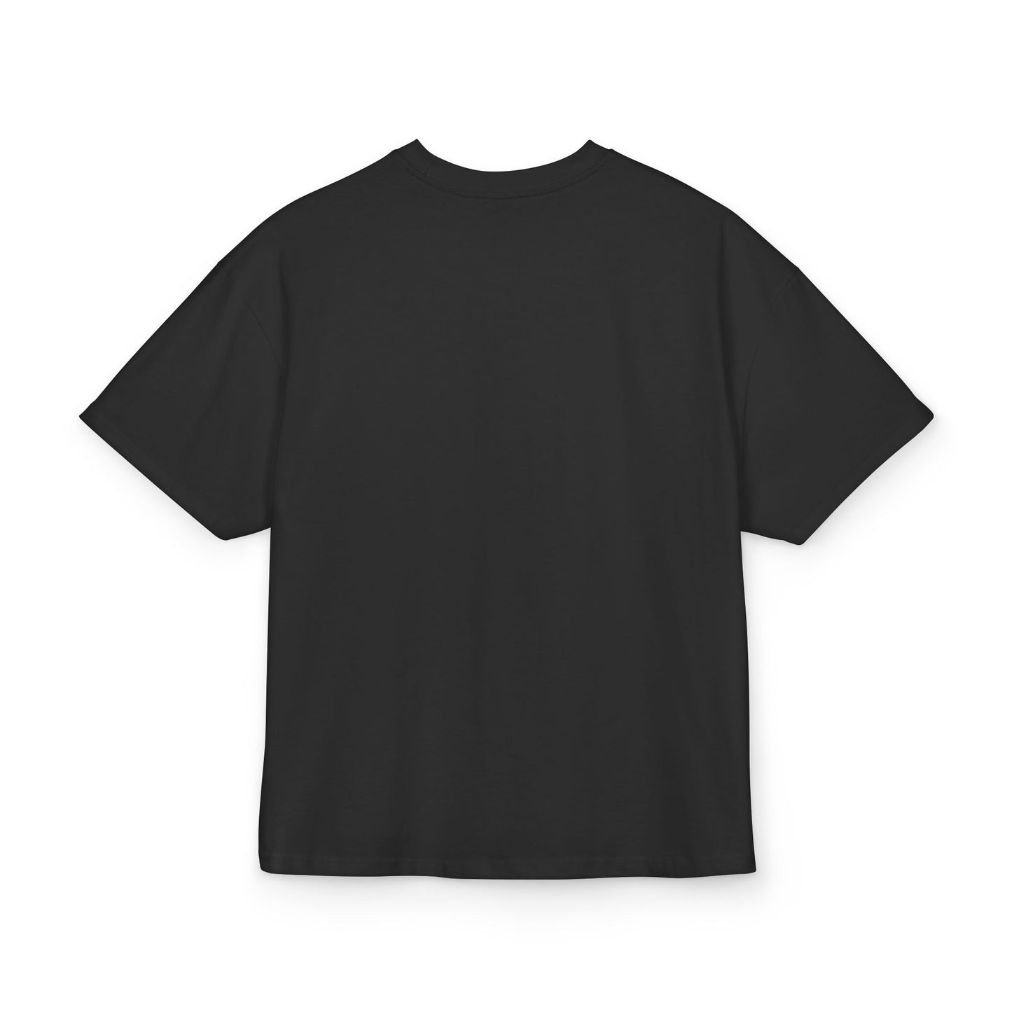 Unisex Ultra Heavy Cotton Box Tee - Motiv: Front Lars, Weiß auf Schwarz, 30 cm