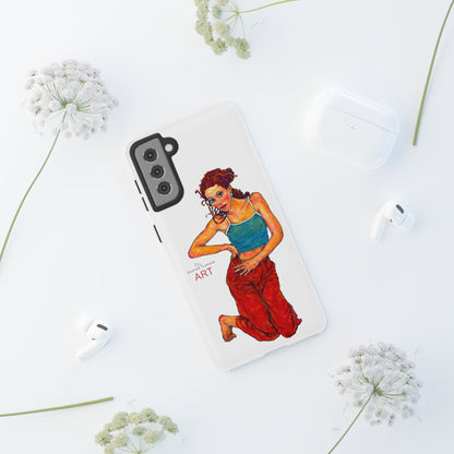 Tough Cases - Google Pixel - Samsung Galaxy - Motiv: Lea, Weiß