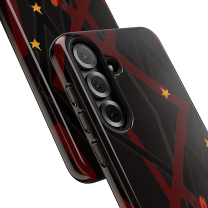 Tough Cases - Google Pixel - Samsung Galaxy - Motiv: Katze schwebt und Ranken, H 5,26 cm, Mikado3