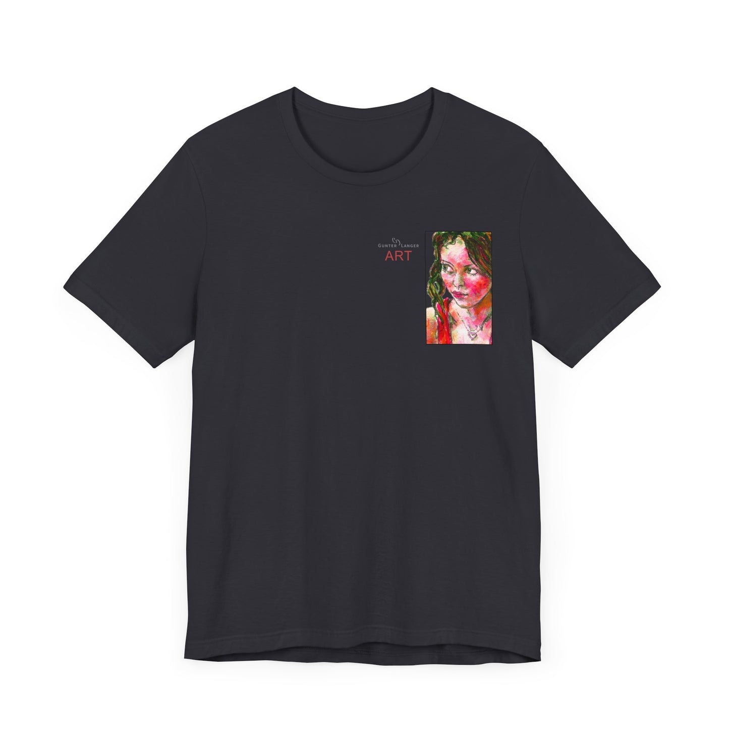 Unisex Jersey Short Sleeve Tee - Motiv: Front Alea (Ausschnitt) & Rückseite  Alea