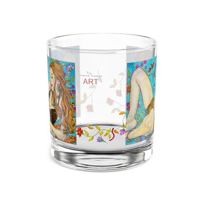 Rocks Glass, 10oz - Motiv: 2 x Ida, Ranken