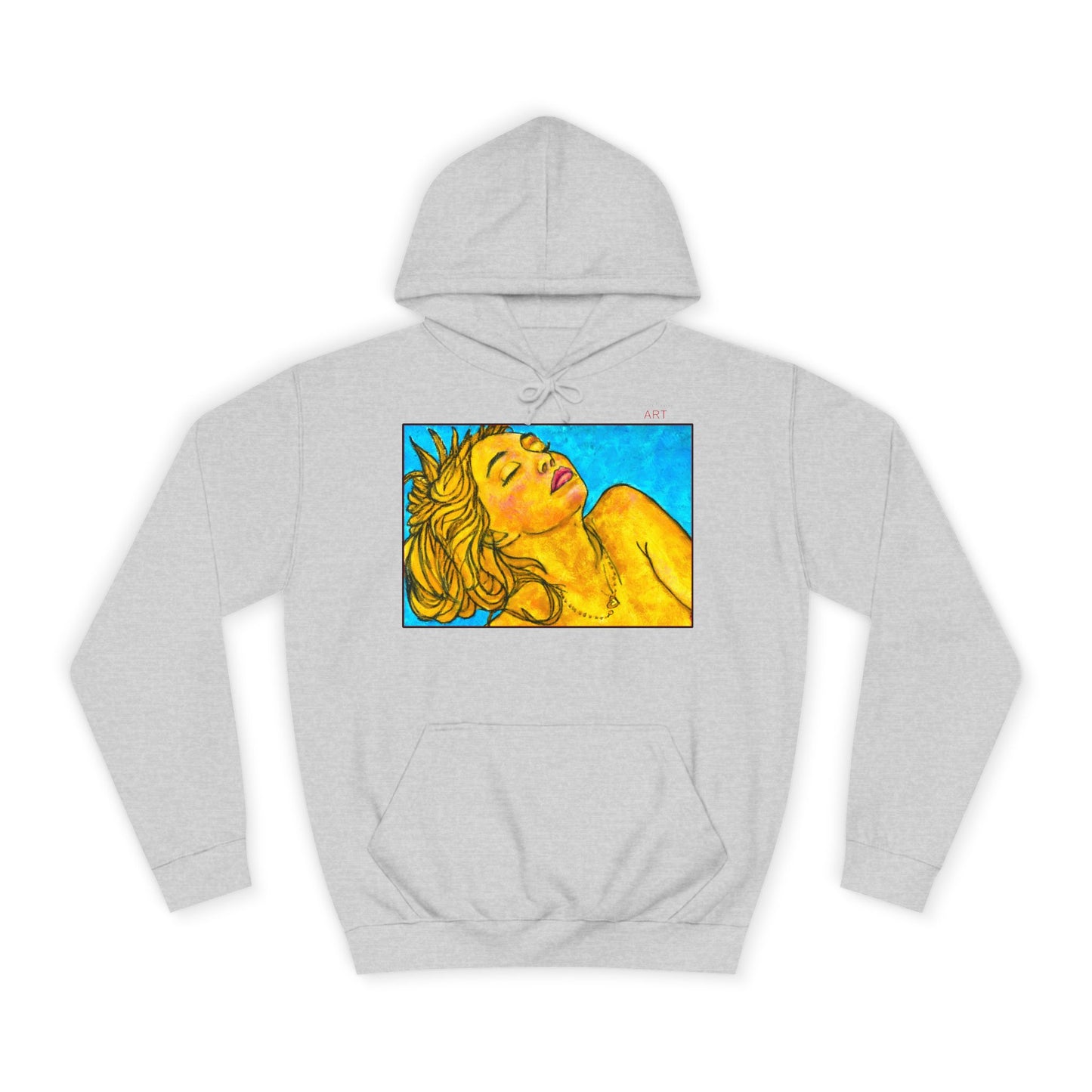 Unisex College Hoodie - Motiv: Front Fine, H 24,0 cm